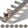 Escalera de escalada de madera para mascotas, rampa para perros mayores, escaleras de madera para perros, peldaños antideslizantes, marco de cama de madera para perros