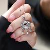 Colar cadeado de segurança feminino temperamento suave estilo chinês pingente de cadeado de longa vida estilo TikTok mesmo estilo presente para mãe moda