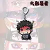 Nuevo llavero acrílico de Naruto con Sasuke y otros personajes de anime, accesorio de llavero 2D