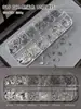Novo Conjunto de Rebites Metálicos Pregos de Caixa Nail Art Joias Estilo Garota Quente Punk Retro Decoração de Unha Cruzada com Diamante Atacado