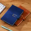 Cuaderno A5 con Hebilla en Stock, Bloc de Notas de Oficina de PU Engrosado, Diario de Estudiante, Cuero Sintético al por Mayor