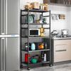 Estante de Almacenamiento para Cocina sin Instalación Transfronterizo, Estante de Almacenamiento para el Hogar, Estante de Almacenamiento de Múltiples Niveles, Estante Metálico para Electrodomésticos Pequeños