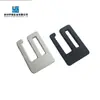 Hebilla de 9 palabras de aluminio de aviación metálica de un solo agujero de 6 puntos para cinta de mochila, hebilla de 9-6 palabras, accesorios para equipaje