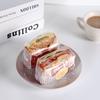 Bolsa Transparente para Empaque de Sándwich Corte Grueso Prensa Caliente Horneado Comercial Desechable Pan Tostado Sándwich Bolsa de Empaque
