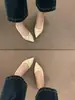 Zapatos Elegantes Suaves Estilo Coreano Combinados con Faldas, Zapatos de Cuero Suave Estilo Hada para Mujer, Nuevos Zapatos de Punta Cerrada para Primavera 2026