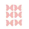 Estilo Ins Transfronterizo Punto Negro Mariposa Papel Decoración Pastel Cumpleaños Mariposa Artificial Enchufe Decoración Pastel