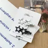 Estilo Coreano Simples Clipe de Pato de Metal Sem Costura 2025 Novo Presilha de Cabelo com Linha Preta e Branca Versátil para Franja Lateral Acessórios de Cabelo para Mulheres