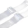 Tirantes de Hombro Transparentes de Grosor Medio y Alta Elasticidad Tirantes de Hombro para Sujetador Tirantes de Hombro de Silicona para Íntimos Tirantes de Hombro Antideslizantes Invisibles Hebillas Transparentes