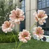 Valle de Huaxi 2026 Nueva Colección: Arreglos en tonos marrones, Serie de 2.5 Yuan, Venta al por mayor de flores artificiales para lugares de boda