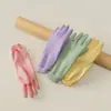 Guantes para Lavar Platos con Puño Elástico para Tareas del Hogar, Guantes Gruesos de Goma Duraderos para Lavar Platos, Lavandería, Cocinar, Limpiar y Uso Impermeable