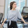 [Procesamiento y Personalización] Ropa de Yoga Talla Grande Camiseta Ropa de Fitness para Mujer Gordita mm Ropa Deportiva para Correr Tops Verano Transpirable