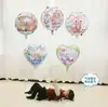 Globo de Película de Aluminio de Animales de Dibujos Animados, Frutas y Verduras para Seguimiento de Bebés Pequeños de Meses, Ropa de Bebé, Globo de Helio Volador, Venta al Por Mayor
