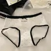 Ropa interior retro de lunares cómoda y transpirable para mujer, algodón puro, antibacteriana, estilo para cuatro estaciones, ropa interior de cintura media para mujer, bragas con entrepierna extendida