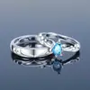 Anillos de Pareja Estilo Frío para Hombre y Mujer, Joyería Plateada Anillos Abiertos, Anillos de Boda en Vivo, Suministro Mayorista en Vivo de Douyin