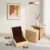 Caja de Joyería de Madera de Haya Caja de Almacenamiento para Collares Colgantes Pulseras Caja de Joyería Forrada de Terciopelo Empaque de Regalo Caja de Regalo Caja de Madera para Mujeres