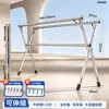 Tendedero plegable, de pie, para uso doméstico, multifuncional, apto para balcones y uso en exteriores, tendedero extensible, perfecto para secar mantas