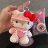 Auténtico Peluche de Dibujos Animados Sanrio Hello Kitty Bolsa Decoración Colgante Llavero Colgante