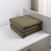 Dormitorio escolar cama individual edredón de algodón termofusionado dormitorio de estudiantes edredón Verde Militar con funda de edredón edredón cálido de invierno