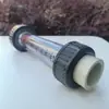 Medidor de Flujo PPR Termofusible Tipo Tubo de Plástico Rotor DN32 50PPH Flotador Agua Líquida Eje de PTFE Resistente a la Corrosión por Ácidos y Álcalis