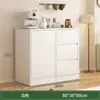 Aparador Armário de Armazenamento para Casa Sala de Estar Moderno Simples Montado na Parede Cozinha Integrada de Chão Balcão de Preparo Armário de Chá