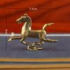 Adornos Retro de Latón Caballo de Guerra que Genera Dinero Nuevo 2026 Caballo del Zodiaco Hogar Sala de Estar Oficina Año del Caballo Adornos de Escritorio