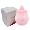 Vibrador de língua de rosa, massageador de seios, pênis, anal, próstata, brinquedos sexuais gay atacado, flerte