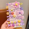 Grampo de cabelo infantil fofo Sanrio grampo de cabelo de desenho animado acessórios para cabelo de menina enfeite de cabeça franja lateral de bebê não bate no cabelo