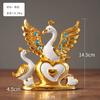 Enfeites de cisne decorações de cerâmica presentes de casamento sala de estar armário de TV da casa armário de vinho Artesanato vaso atacado