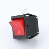 KCD9 con Interruptor Tipo Barco Iluminado Dos Velocidades Nueve Pines Tamaño 31 * 36mm Todo Cobre Plástico de Nylon
