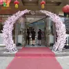 Nuevos Accesorios de Boda Arco de Puerta de Cuerno de Hierro Forjado Decoración de Escenario para Área de Bienvenida de Bodas al Aire Libre Metabo