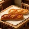 Juguete de Baguette Grande Simulado para Decoración de Cocina de Casa de Muñecas, Colgante para Llavero, Accesorios de Bricolaje, Hebilla de Zapato