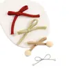 Accesorios para el Cabello Dulces de Lazo Estilo Bosque Nuevo Hechos a Mano DIY Lana a Cuadros Multimaterial Accesorios para el Cabello Accesorios Venta al por Mayor