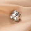 Anel de Águia Antigo de Versão Larga Mais Vendido no Exterior, Anel de Corrente Simples, Variedade Personalizada e Exagerada de Acessórios de Mão