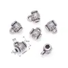 Accesorios de Joyería Aleación de Plata Xizang Pulsera Colgante Tee Anillo Colgante de Cuenta Conexión