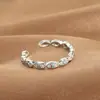Anel Olho de Diabo Não Desbota Transfronteiriço Anel de Dedo Aberto Ajustável Feminino Nicho Joia de Mão de Alto Padrão Venda por Atacado