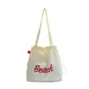 Bolso Estampado con Letras para Mujer de Gran Capacidad en Nylon Bolso de Hombro Casual Versátil Bolso de Mano para Trabajador de Oficina Bolso Cruzado para Mujer