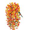 Flores Artificiais Amazônicas Transfronteiriças Eucalipto Glória da Manhã Flores de Seda Casa Casamento Exterior Pátio Pendurado na Parede Rattan Flores Artificiais