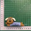 Nuevo Dibujo Animado Empalme Tira Larga Cabeza de Perro Oso DIY Forma de Perro Dachshund Pasador Accesorios para Maletas Ropa Accesorios