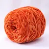 0.1kg Chenilla Terciopelo Dorado Lana Bufanda Tejida para Hombres y Mujeres DIY Hecho a Mano Tejer Suéter Gancho de Crochet Zapatillas Hilo Grueso