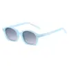 2025 Estilo Nuevo Transfronterizo Huevo de Ganso Moda Gafas de Sol de PC Europeas y Americanas Personalizadas Ovaladas Remaches Simples Casuales Gafas de Sol