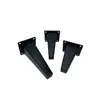 Pata de cono cuadrado 10 puntos 12 puntos 15 puntos tubo cuadrado engrosado pata de sofá hardware de muebles cromado pata en stock suministro directo