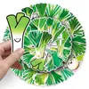 50 Pegatinas de Cebolleta, Comida de Dibujos Animados de Verdura Verde, Decoración Impermeable, Cuaderno de Refrigerador, Pegatinas para Lonchera Guka al por Mayor