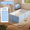 Bañera grande para bebés MaiChuang para niños de 0 a 5 años, bañera plegable para bebés, adecuada para sentarse y acostarse, bañera integrada para recién nacidos