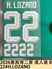 Coleção de Uniformes de Jogo Fora de Casa da Copa do Mundo de 2026 no México Tamanho Adulto Versão B Número da Camisa Letra Impressão por Transferência Térmica