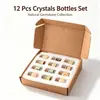 Amazon Botella de Deseos de Grava de Cristal Piedra Curativa Espécimen Mineral Piedra Semipreciosa Botella de Deriva Al por Mayor Cristal Rosa