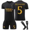 2324 Uniforme de Futebol Real Madrid Casa 9 Mbappe 5 Bellingham 7 Ronaldo 10 Modric Transfronteiriço