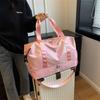 Bolsa Multifuncional para Fitness e Viagem, Versátil e Pode Ser Fixada a uma Mala de Rodinhas, Bolsa de Yoga Casual e Estilosa, Moda de Rua e Portátil