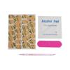 Kit de Herramientas para Uñas Paquete de Materiales Tiras de Pegamento Gelatina Hisopos de Algodón con Alcohol Set Impermeable Venta al por Mayor Marca Personalizada