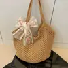 La bolsa tejida súper popular del verano para mujer, nuevo modelo 2026, estilo artístico, bolsa de playa tejida para vacaciones, bolso de hombro y cruzado