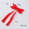 Hebilla de Flor Zhuoxian para Cheongsam con Borla Joyería Floral Material de Decoración para Empaque de Flores